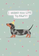 I heard you like to pawty! created by Emma Tobey Illustration