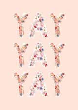 Watercolour Floral Celebration Yay Happy For You Congratulations Card created by Lib's Cards