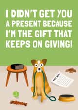 Birthday Card From the Dog - Dog Card - Dog Parent Birthday Card created by AbiGoLucky