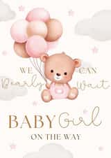 Cute Baby Girl Card created by Mutha Maker