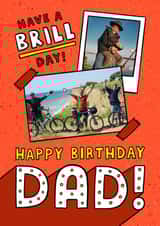 Personalised Birthday Photo Card created by Josie Gledhill - Personalised Photo Upload Birthday Card for Dad