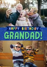 Personalised Birthday Photo Card created by Josie Gledhill - grandfather grandad Birthday Personalised Photo Card 22118