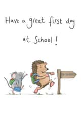 Cute Good Luck Card - Back to School created by Lucy Driver