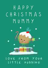 Cute Christmas Card - Mummy - From the Kids created by Painted Parasol Studio