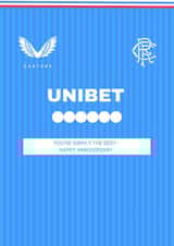 Anniversary Card | Football Fan | Rangers Club created by DesignedbyMC