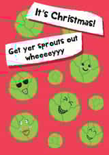 Gey Yer Sprouts Out - Merry Christmas created by @Laura Lonsdale Designs