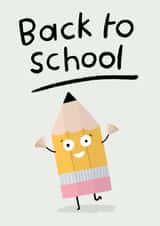 Cute Good Luck Card - Back to School created by Lisa Greener