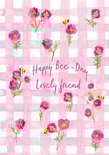 Cute Birthday Card - Lovely Friend created by Paint to Paper Designs