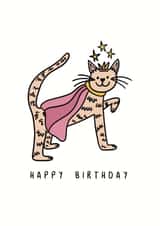 A Birthday Card for an Absolute Queen created by Arty Jess