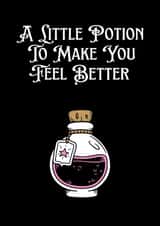 Witchy Get Well Soon Card created by Gothica 