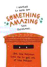 Funny Postbox Christmas Card created by Twisted Haggis