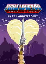 I will love you for all Eternia - Happy Anniversary created by Doodle by Day