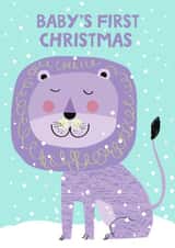 Cute Christmas Card - Baby's First created by Rocket68