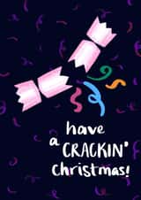 Funny Christmas Card - Cracker created by Charlotte Nicholson Design