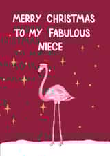 Cute Christmas Card - Niece created by Naughty Nice