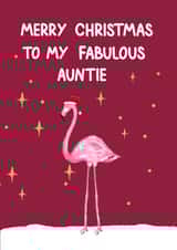 Cute Christmas Card - Auntie created by Naughty Nice