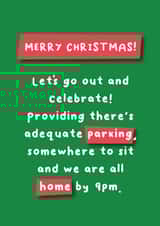 Merry Christmas - Celebrate - Home by 9pm Card created by Hartfelt Designs