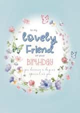 Lovely friend birthday card created by Choo Choo 