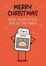 Cute Christmas Card - From The Bump created by Twisted Haggis