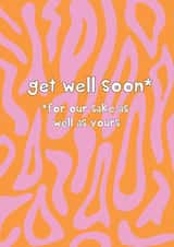 Cheeky Get Well Card - For Our Sake created by @Laura Lonsdale Designs