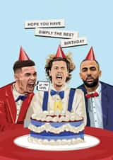 Simply The Best Rangers Birthday Card | Tav, Cantwell and Roofe created by Scored It