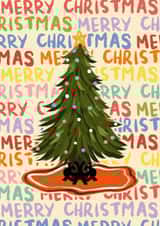 Cute and Traditional Card - Tree created by KATIE S