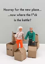 Funny New Home Card - Boxes created by Bold & Bright Cards