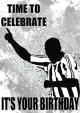 NUFC Birthday card created by Parker Art & Design