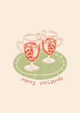 Pretty Christmas Card - Mulled Wine created by Lydia Ellen Greaves