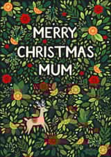 Pretty Christmas Card - Mum created by Pear Tree Press