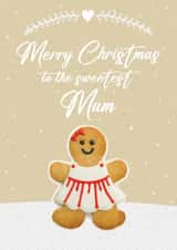 Cute Christmas Card - Mam - Gingerbread created by Mo&Co