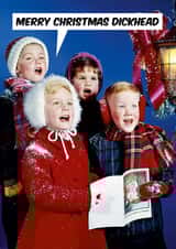 Rude Christmas card - Merry Christmas dickhead created by Dean Morris Cards