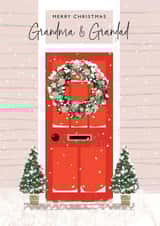 Traditional/Pretty Christmas Card - Special Grandparents created by Rebecca Prinn