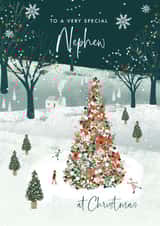 Pretty Christmas Card - Nephew created by Rebecca Prinn