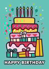 Fun Birthday Cake - For All Ages And Cake Lovers created by Big Squeak