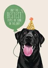 dog card, bestest people, friends, birthday created by Richarts Designs