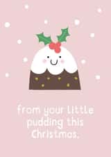 Cute Christmas card - Little Pudding created by Zoe Spry