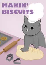 Makin' Biscuits Cute Kitten/Cat Baking created by Regency Post