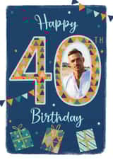 Personalised Birthday Photo Card created by IC&G - Photo2023 40 Birthday Personalised Photo Card 22162