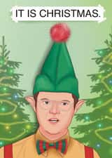 Funny Christmas card - Dwight - The Office created by Scrambled Meg Designs 