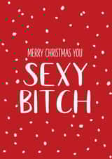 Cheeky Christmas card for your partner created by Say it with Smut