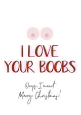 Cheeky Christmas card for your Wife, Girlfriend, Fiancee, and Mistress. created by Say it with Smut