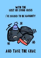 Funny Cost Of Living Christmas Card For Your Friend created by Tori's Little Bubble