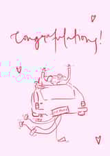 Pretty Wedding Card - Congratulations - LGBTQ+ Male created by Bellynam Studio