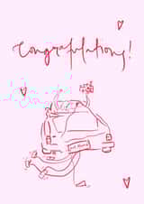 Pretty Wedding Card - Congratulations - LGBTQ+ Female created by Bellynam Studio