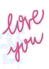 Pretty and Romantic Anniversary Card - Love You created by Bellynam Studio