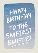 Taylor Swift (Taylor’s Version) Birthday Card - Happy Birth-Tay Swiftie created by Daksha Giri