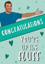Funny congratulations on pregnancy card - Gino Da'Campo created by Peatree Art
