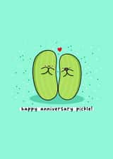 Cute Anniversary Card - Pickle created by Rosalie Perl