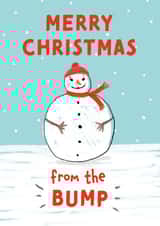 Cute Christmas Card From The Bump created by Sah Bear Designs